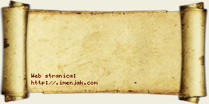 Tamara Jocić vizit kartica